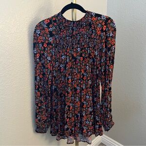 Free People Floral Tunic